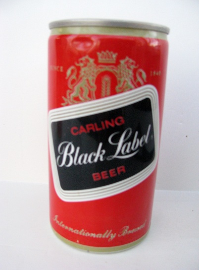 Black Label - red - Carling National - enamel - Click Image to Close